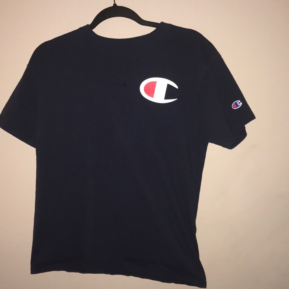 Champion basic tee with the big C on the heart